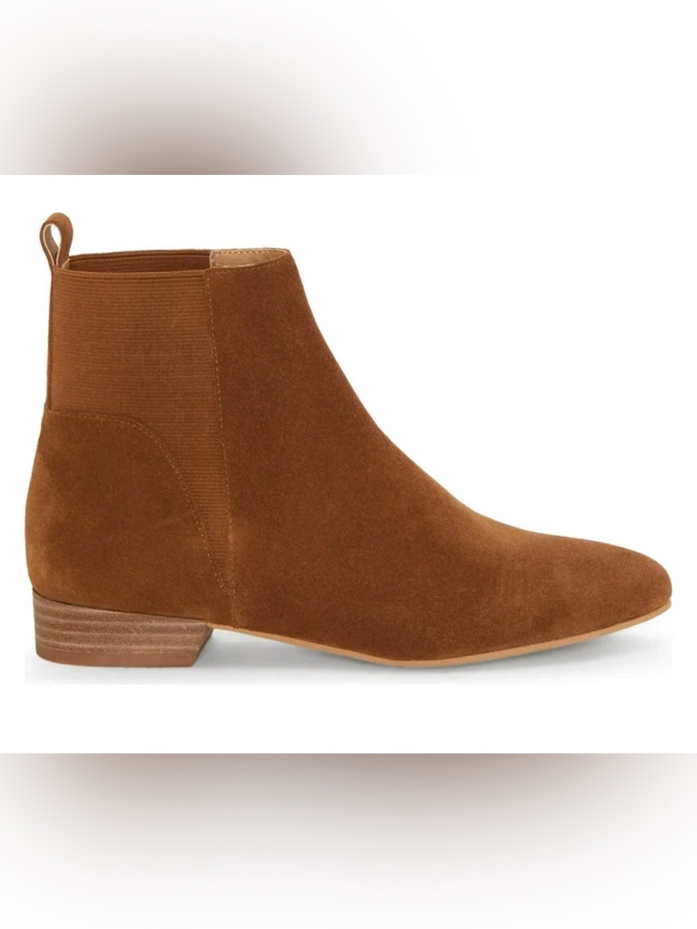 Lucky Brand - Women's Leather LK-GLELDO Ankle Boot - Size 6.5 - Brown